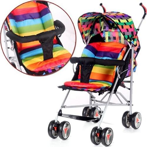 Baby Stroller Seat Soft Cushion Kids Pushchair Car Cart High Chair Seat Trolley Soft Baby Stroller Cushion Pad Accessories