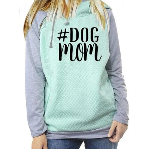 Dog Mom Hoodies Women Kawaii Sweatshirt Femmes Printing Pattern Female Sweatshirts Spring Autumn Fashion Hooded Casual Hoody