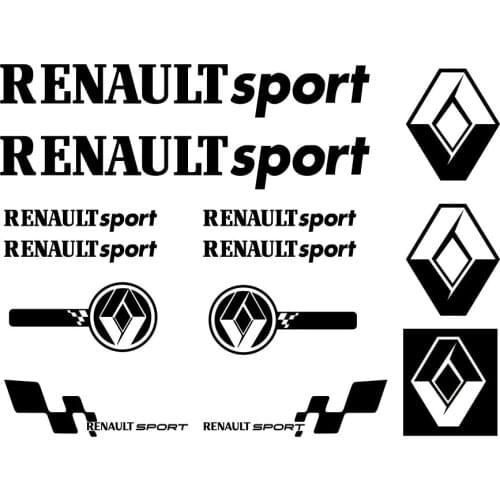 Car Stylish Sticker For reanult Twingo Logan Taliant Sandero Duster vinyl film DIY Automobile Tuning Car Accessories jy-009