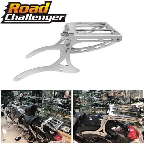 Motorcycle Sissy Bar Backrest Luggage Rack Fits For LF250-D LF250-E V16