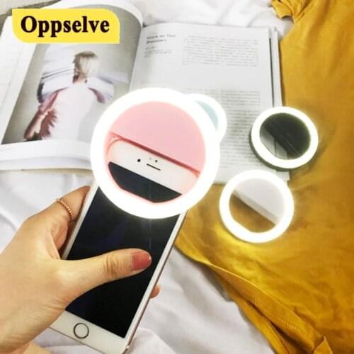 LED Selfie Lamp Selfie Ring Flash Light Mobile Phone Clip Smartphone Beauty For iPhone 12 11 Pro Max Lens Light Lamp For Makeup
