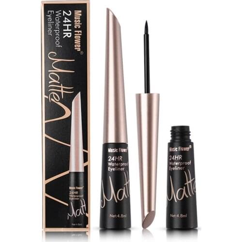 Waterproof Liquid Eyeliner Pencil Long-lasting Matte Eye Liner Delineador Black Eyelid Quick-Dry Makeup Cosmetic Easy to Use
