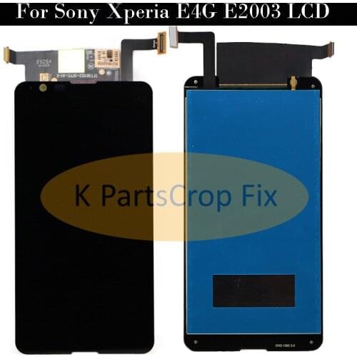 Tested 4.7''For SONY Xperia E4G E2003 E2033 E2006 LCD Display Touch screen with Frame Digitizer Assembly For SONY Xperia E4G LCD