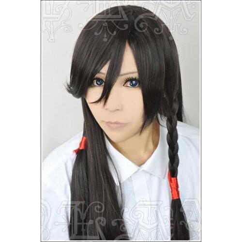 Anime Touken Ranbu Online Izuminokamikanesada Cosplay Wigs 120cm Long Heat Resistant Synthetic Hair Wig + Wig Cap + Headwears
