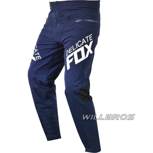 Moto Delicate Fox Flexair Racing Pants Mx Dirt Bike Atv Off Road Utv Mountain Bicycle Offroad Trousers Motorcycle Black Fluo Men