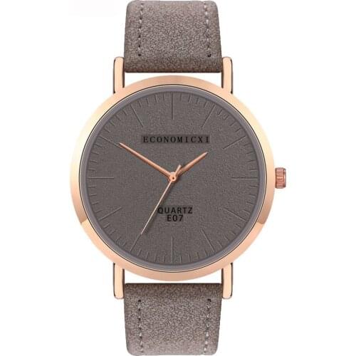 Best Slling Women Fashion Leather Band Ladies Watch Temperament Dress Analog Quartz Wrist Watch Round Girl Watches Clock Gift 45