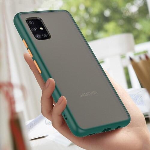 Transparent Case For OPPO A72 A52 A92 A91 A31 A9 A5 2020 A11X A92S Shockproof Matte Skin Soft Silicone Shell Bumper Case Cover