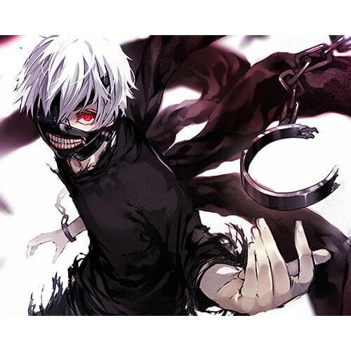 Diy 5D Diamond Painting Anime Tokyo Ghoul Full Square Drill Embroidery Mosaic Rhinestone Cross Stitch Home Decor Handmade Crafts