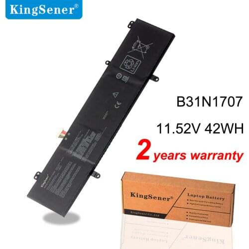 Kingsener B31N1707 Laptop battery ASUS VivoBook S14 S410UQ S410UN S41OUN S4100V S4100VN S4200U X411UA X411UF X411UN X411UQ