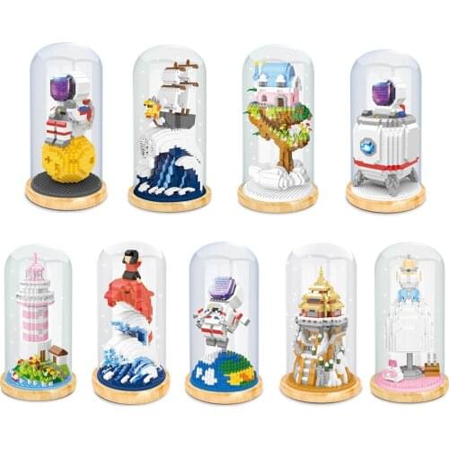 Mini Building Blocks New Arrival 3D Model Educational Game Micro Bricks Kids Toy Diamond Size