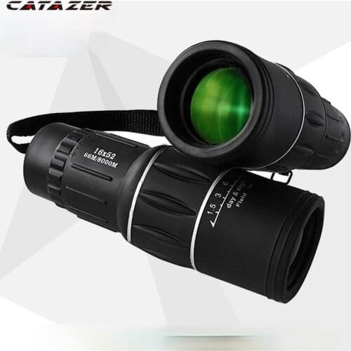 Sports Hunting Zoomable Monocular Low Light Night Extra Long 16X52 Distance Vision Telescope Binoculars for Outdoor Watching