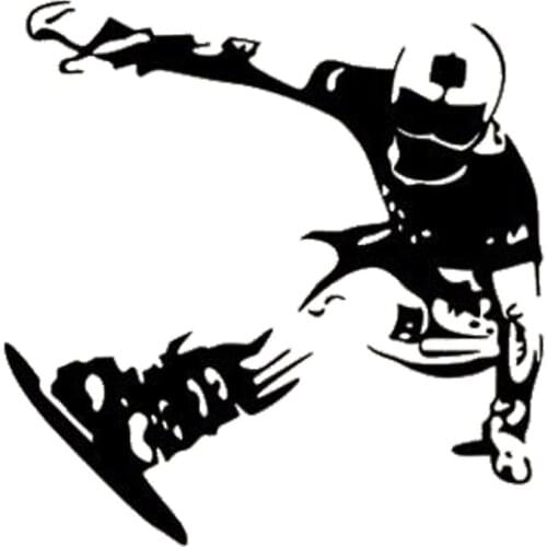 Wall Decals Carcons Snowboard Sport Winter Snow Vinyl Wall Art Stickers Snowboar Decor Vinyl Removable FM-176