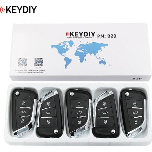 5PCS/LOT, KEYDIY 2+1 Buttons Universal Remote Control Key B-Series B29 for KD MINI KD900 KD900+,URG200 KD-X2