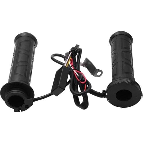 12V Waterproof Motorcycle Handlebar Electric Heated Grips Handle Durable Handlebar Adjustable Moto Handlebar Temperature