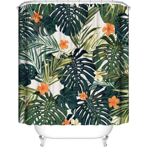 Flower Starfish beach curtains curtain shower curtain Bathroom curtain Shower curtain Curtain Curtains for kitchen For bathroom