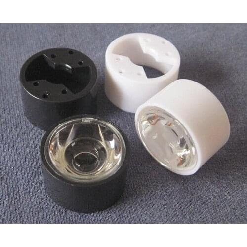 #TGFO-20 High quality Led Lens Sets, Lens Diameter: 20mm, Holder Size: 22X13mm, 120 degree, Plano Clean Surface, PMMA