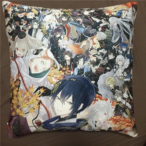 Touken Ranbu Online Anime Game Two Side Pillowcases Hugging Pillow Cushion Case Cover Otaku Cosplay Gift New 062