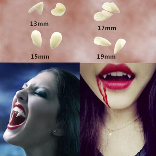 Vampire Teeth Fangs Dentures Props Halloween Costume Props Party Supplies Holiday DIY Decorations Horror Adult For Kids