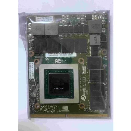 Quadro M5000m 8GB GDDR5 Video Graphics Card For HP zBook 17 G3 For Dell Precision 7710 7720N16E-Q1-A1 Free shipping