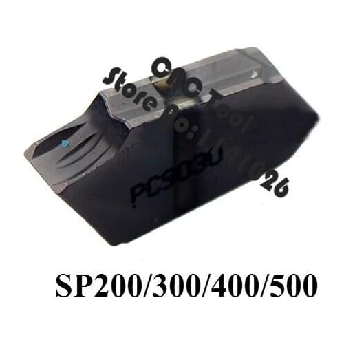 10pcs/set SP200 SP300 SP400 SP500 PC9030 Processing stainless steel CNC tools CNC carbide insert Free shipping