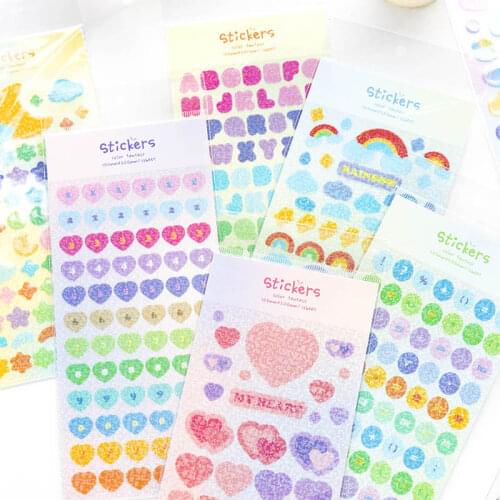 16packs/LOT color fantasy series Creative decoration DIY stationery sticker PET sticker