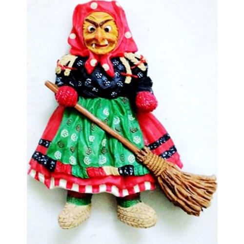 Hand-painted Non-mainstream Characters Series 3D Fridge Magnet Tourism Souvenirs Refrigerator Magnetic Stickers Home Decor