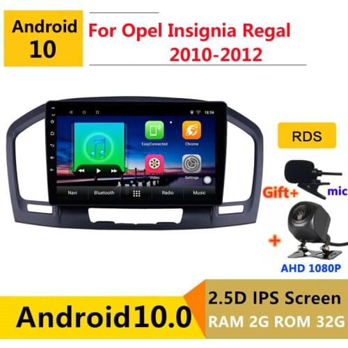 Android 10.0 car radio auto stereo for Buick Regal Opel Insignia 2009-2013 navigation GPS DVD Multimedia Player