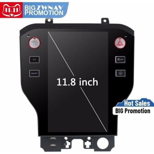 Tesla style Android 7.1 Car Multimedia Player head unit for For Ford Mustang 2015 2016 2017 2018 GPS Navigation Radio BT no dvd