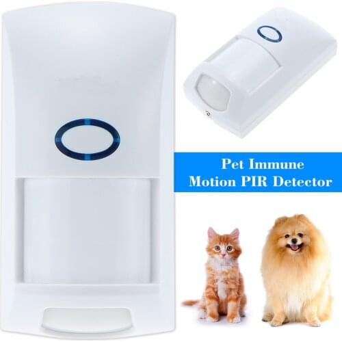 433MHz Wireless Passive Infrared Detector PIR Sensor 12kg PET Immune 1527 Code For Home Security Alarm
