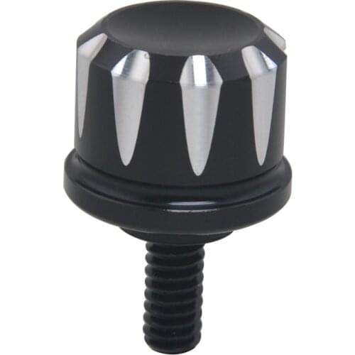 Motorcycle Seat Bolt Tab Screw Mount Knob Cover For Harley Touring Fatboy Road King FLHR FLHX