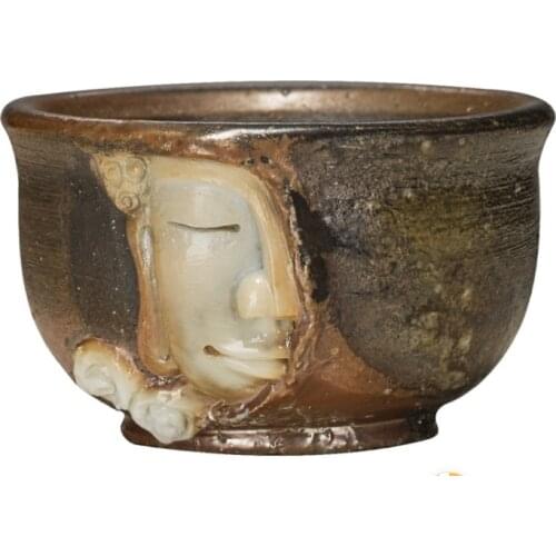 Creative Zen Buddha Office Water Mug High Quality Ceramic Teacup Porcelain Master Tea Bowl Home Decor Accessories Drinkware