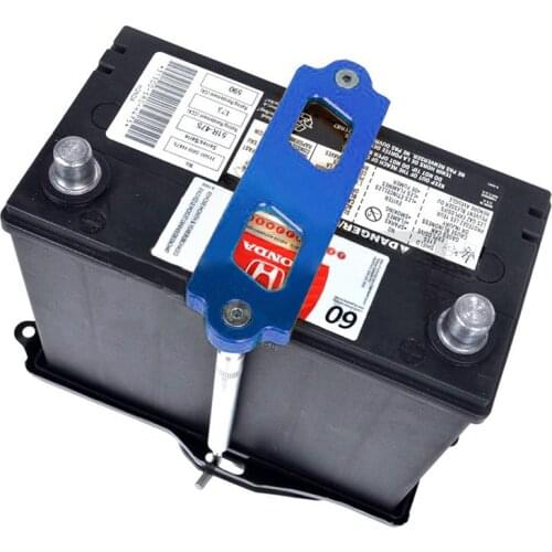 J Hook Battery Tie Hold down bolts For Honda Civic Acura Integra blue