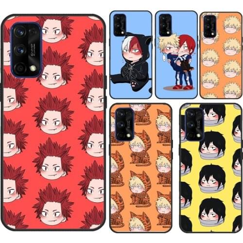 Kirishima Bakugo Todoroki BNHA For OnePlus 9 Pro 8 Pro Nord 7T 8T Phone Case For Realme 7 Pro 6 Pro 8 Pro Q3 7i GT C3 C21