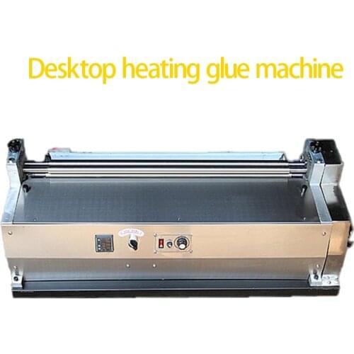 JS-700 Desktop Hot and Cold Glue Machine Water Glue White Latex Jelly Glue Machine Packaging Box Certificate Gluing Water