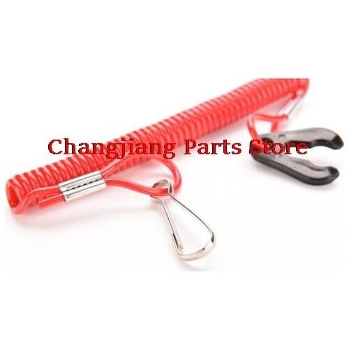 New 1pcs Boat Outboard Engine Motor Lanyard Kill Stop Switch Safety Tether