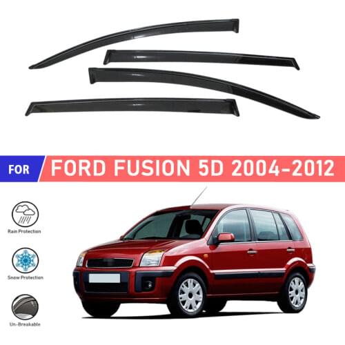 Window deflector for Ford Fusion 5D 2004-2012 car window deflector wind guard vent sun rain visor cover car styling decor