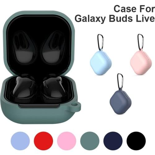 Silicone Earphone Case For Samsung Galaxy Buds Live/Pro Case Shell Accessories Anti-drop Shockproof Soft Protector Fro Buds Pro