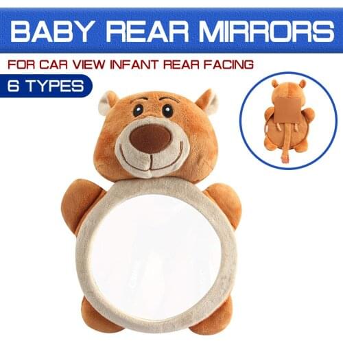 Car Back Seat Baby Easy View Mirror Baby Rear Facing Mirrors Safety Adjustable Useful Cute Infant Monitor for Kids Toddler Child