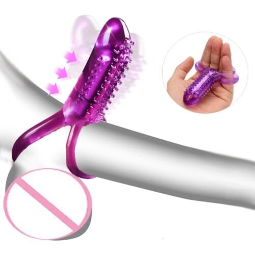 Sex Shop Penis Toys Clitoris Vibrators For Women Clitoral Stimulator Double Ring Cock Male Delayed Ejaculation Dildo Vibrator