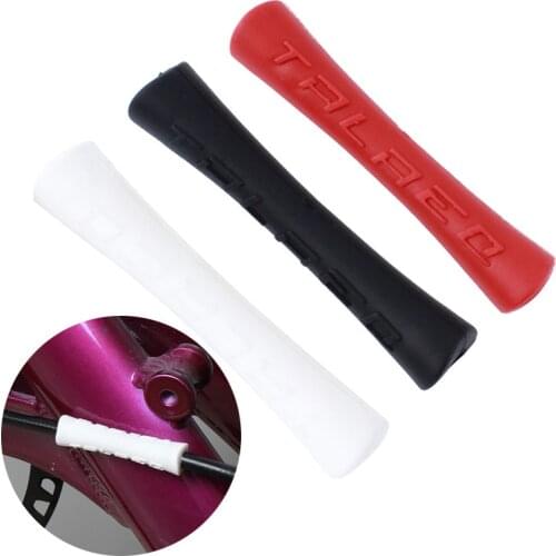 4pcs/set Ultralight Bike Frame Protective Cable Guide Bicycle Sleeve Silicone Cable Protector for MTB Road Bike Brake Shift Line