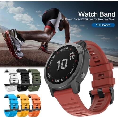 For Garmin Fenix5 / 6 Smart Watch Band Straps For Garmin Fenix 5S 3 3HR Forerunner 935 945 Quick Release Band Silicone Bracelet