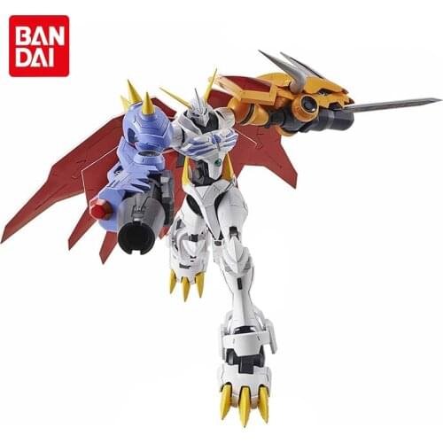 Bandai Genuine Assembly Model Figure-rise Standard Ampfilied Anime Digimon Adventure Omegamon Action Figure Model Toys