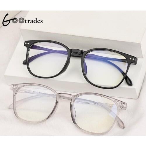 Gootrades Anti Blue Light Eyeglasses For Women Man Classic Optical Retro Computer Eyeglasses Vision Care