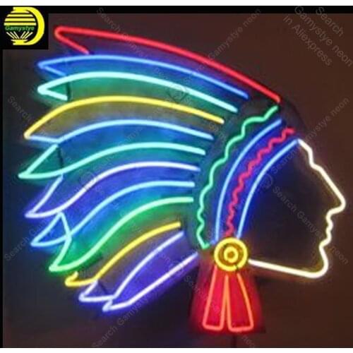 India woman Neon sign real Glass Tube Bulb Light icons light Store display Signboard Handmade neon light neon for room