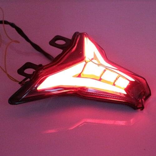 Integrated LED Tail Lights Smoke Lens Turn Signal Blinker For KAWASAKI Ninja ZX10R ZX10RR Ninja 250 400 2016 2017 2018