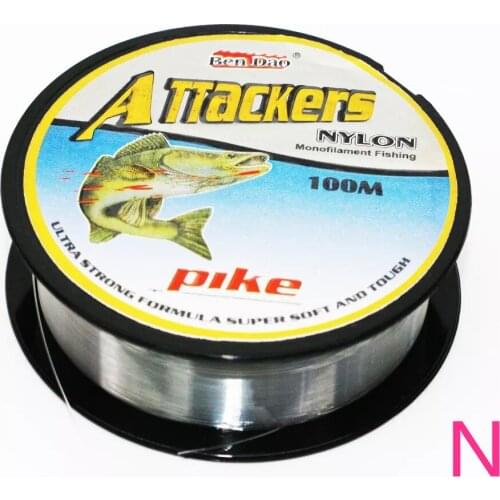 100M Japanese Nylon Fishing Line Super Strong Monofilament Material Saltwater Carp Fishing Line Fluorocarbon Coated Line