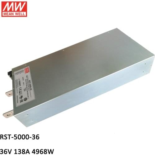 MEAN WELL RST-5000-36 5000W 138A 36V DC programmable Power Supply 3 phase input with PFC Parallelable Power Unit 5KW