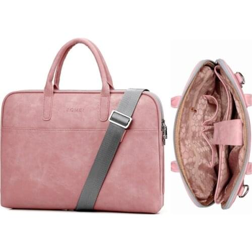 2020 Fashion new PU waterproof Laptop Bag 13 14 15 inch 17.3" for MacBook Air Notebook Shoulder Bag macbook pro 15