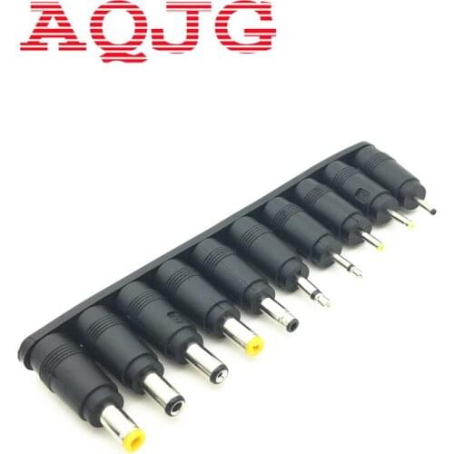 New 10pcs/Set 5.5x2.1mm Multi-type Male Jack for DC Plugs for AC Power Adapter Computer Cables Connectors for Notebook Laptop