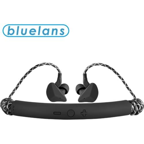 New Bluetooth 5.0 Retractable Wireless Sports Headset Stereo Waterproof HiFi Hanging Neckband Magnetic Earphone With Mic